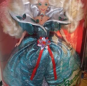 Rare collection of mint condition Holiday Barbies